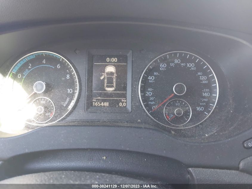 2013 VOLKSWAGEN JETTA HYBRID SEL 3VW637AJ0DM254499