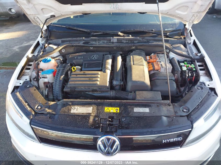 2013 VOLKSWAGEN JETTA HYBRID SEL 3VW637AJ0DM254499