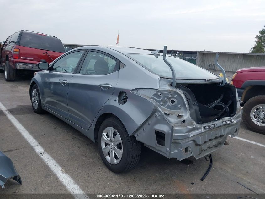 2016 HYUNDAI ELANTRA SE/SPORT/LIMITED - 5NPDH4AE6GH749572