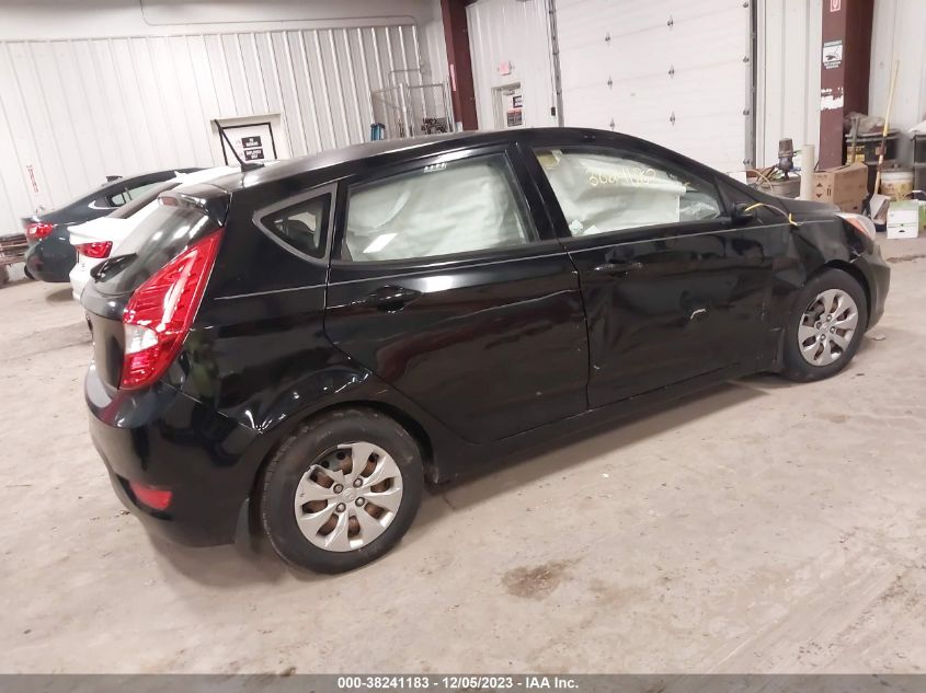 2016 HYUNDAI ACCENT SE - KMHCT5AE1GU241849