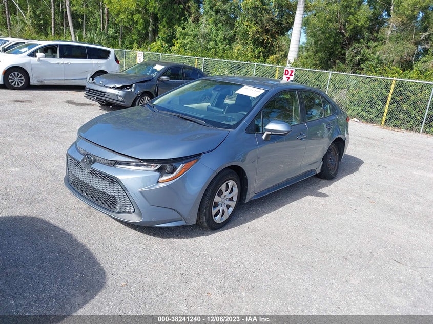 VIN JTDEPMAE6MJ127659 2021 TOYOTA COROLLA LE