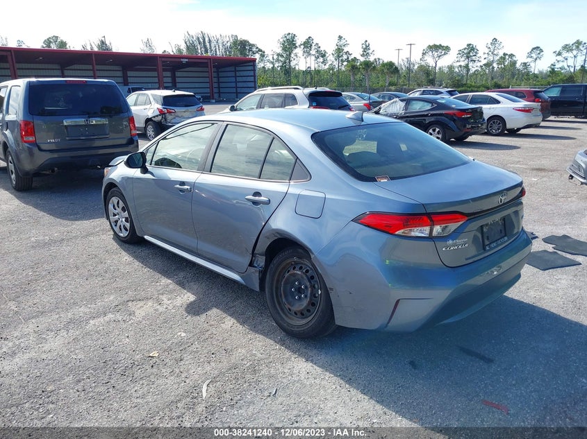 VIN JTDEPMAE6MJ127659 2021 TOYOTA COROLLA LE