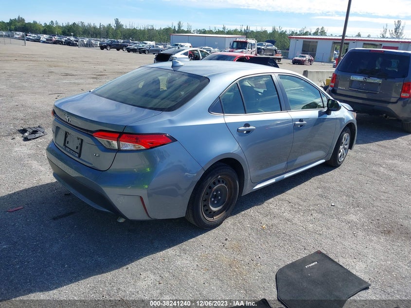 VIN JTDEPMAE6MJ127659 2021 TOYOTA COROLLA LE