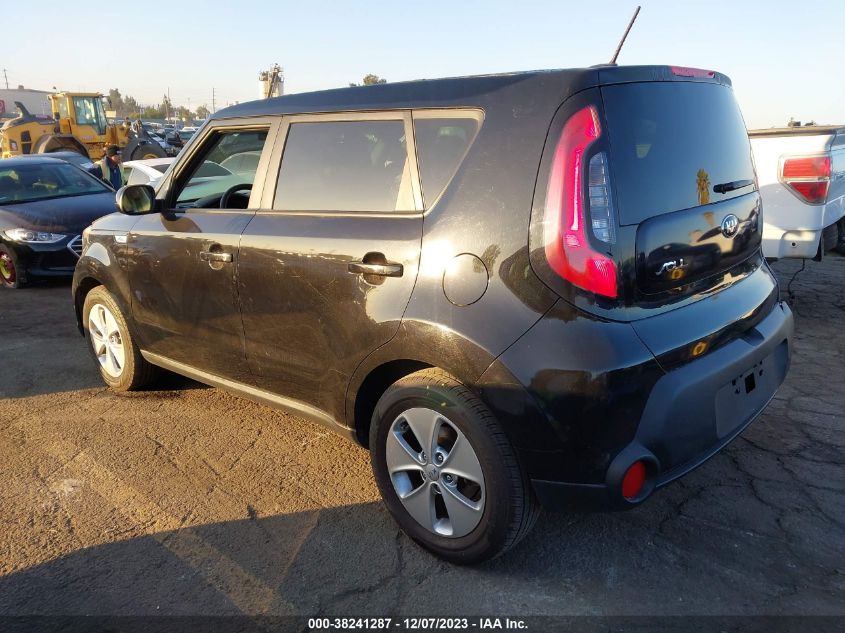 2016 KIA SOUL BASE - KNDJN2A25G7324631