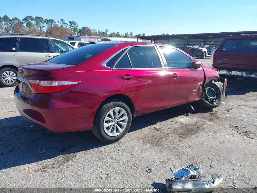 2016 TOYOTA CAMRY LE/XLE/SE/XSE - 4T1BF1FK0GU511633