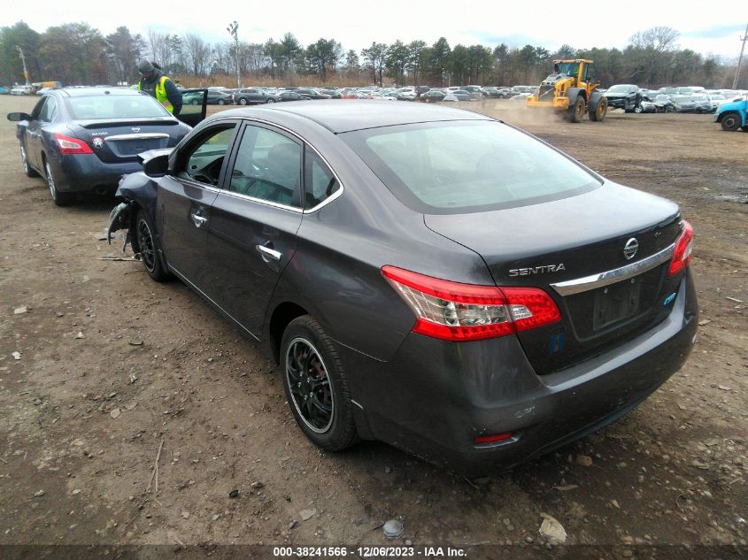 3N1AB7APXEL672213 | 2014 NISSAN SENTRA