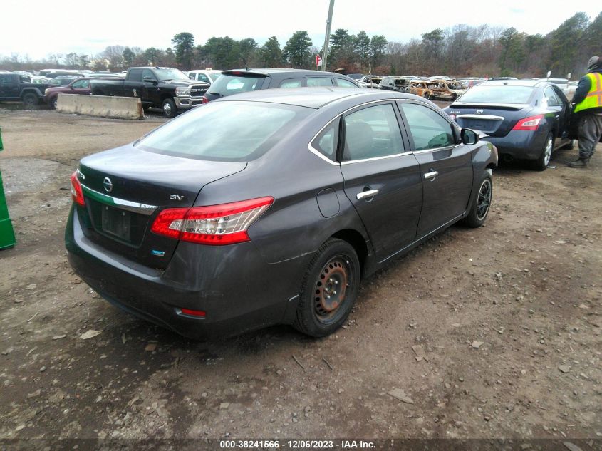 3N1AB7APXEL672213 | 2014 NISSAN SENTRA