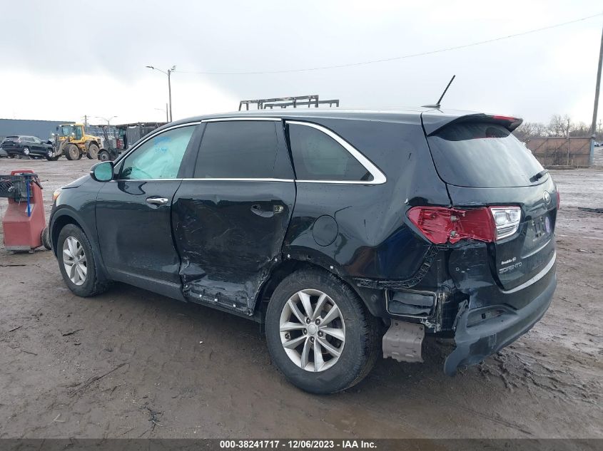 2017 KIA SORENTO LX/L - 5XYPG4A37HG259536