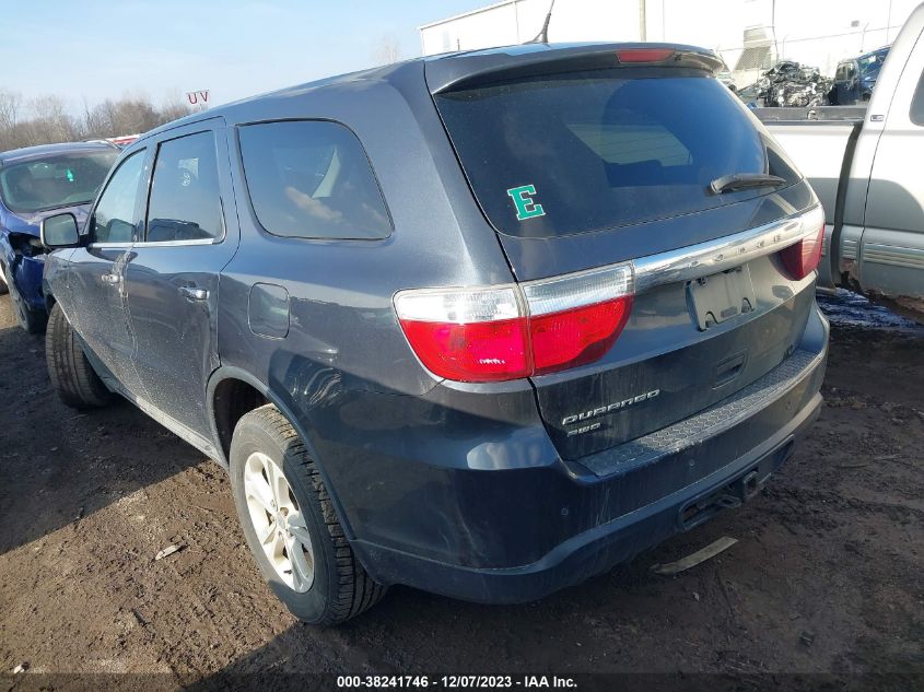 2013 DODGE DURANGO SXT - 1C4RDJAGXDC559380
