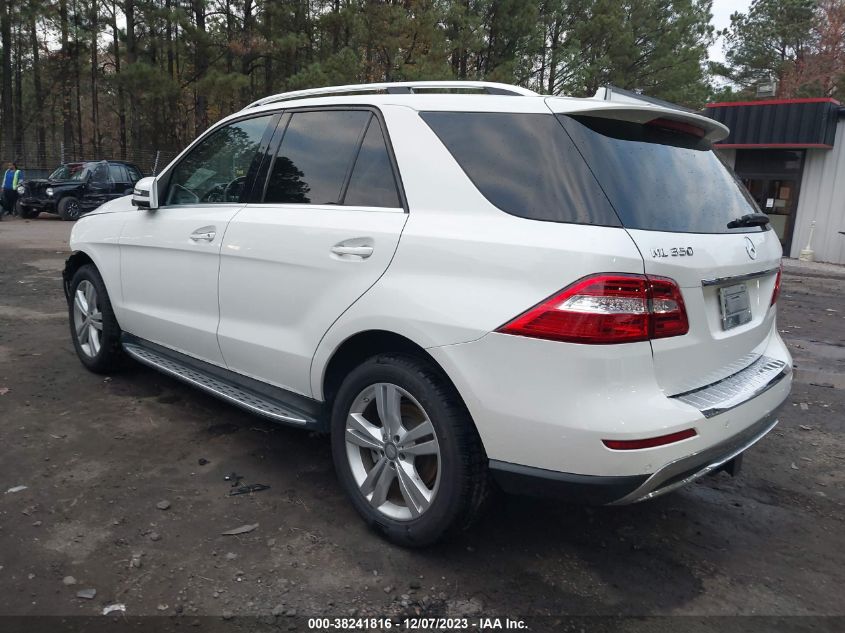 2014 MERCEDES-BENZ ML 350 4JGDA5JB2EA381701