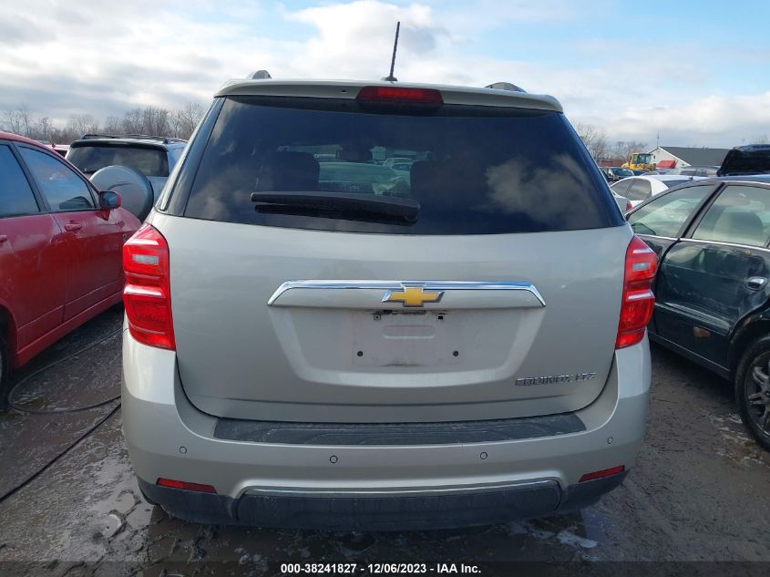 2016 CHEVROLET EQUINOX LTZ - 2GNALDEK0G1186884