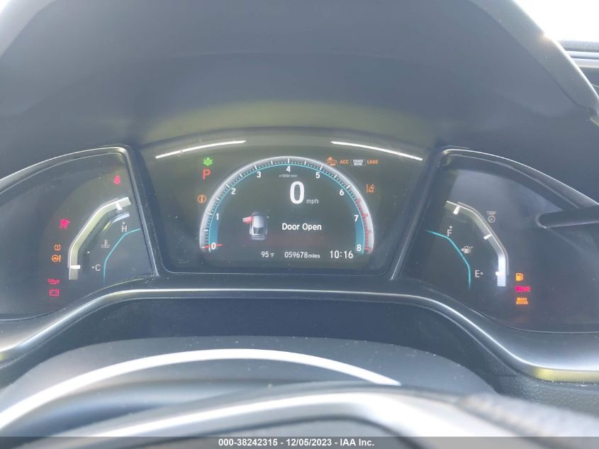 2019 HONDA CIVIC  EX - SHHFK7H66KU417695