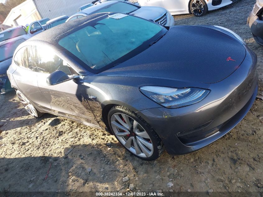 VIN 5YJ3E1EB9KF393368 2019 TESLA MODEL 3 LONG RANGE/PERFORMANCE
