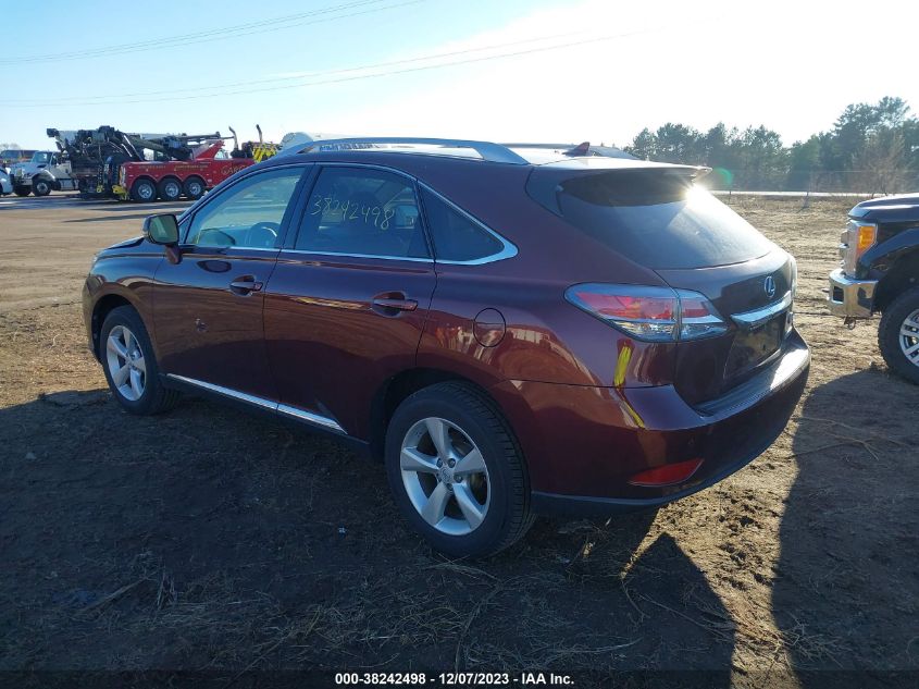 2013 LEXUS RX 350 - JTJBKTBAXD2024067