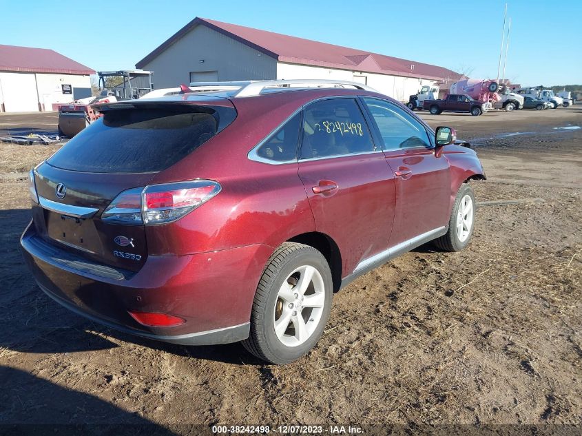 2013 LEXUS RX 350 - JTJBKTBAXD2024067