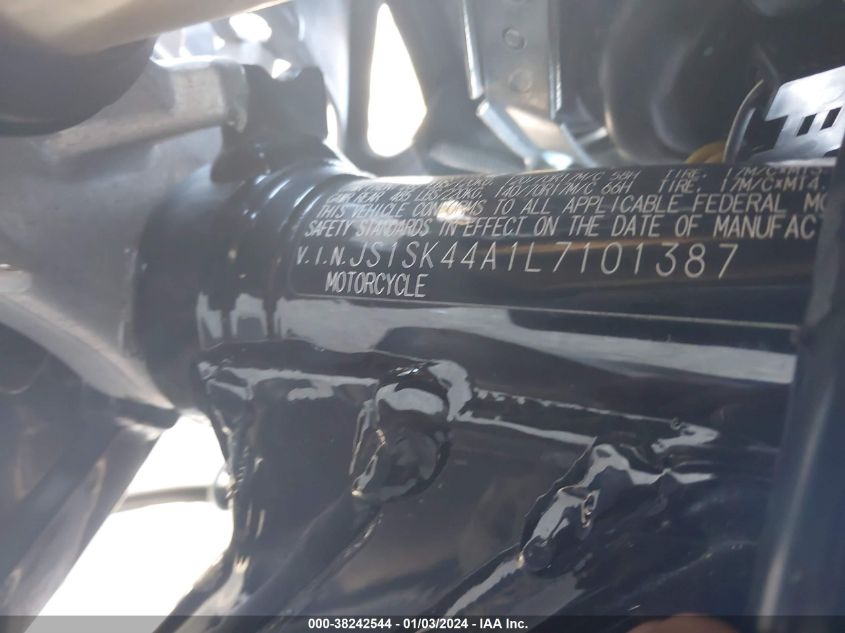 2020 SUZUKI DR-Z400 SM JS1SK44A1L7101387