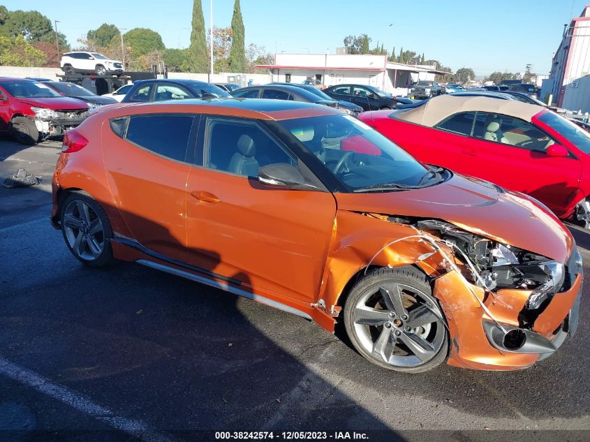 2015 HYUNDAI VELOSTER TURBO - KMHTC6AE7FU238247