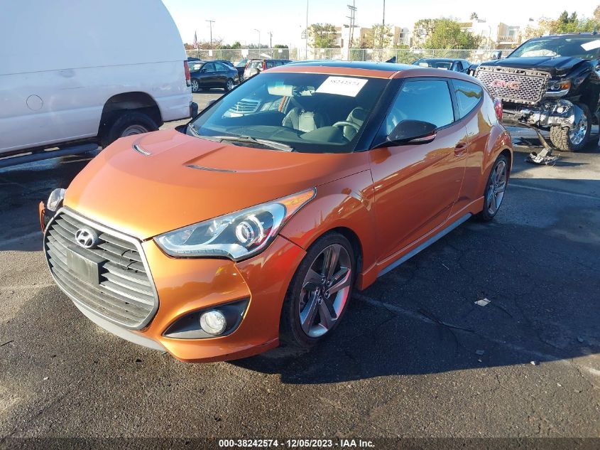 2015 HYUNDAI VELOSTER TURBO - KMHTC6AE7FU238247