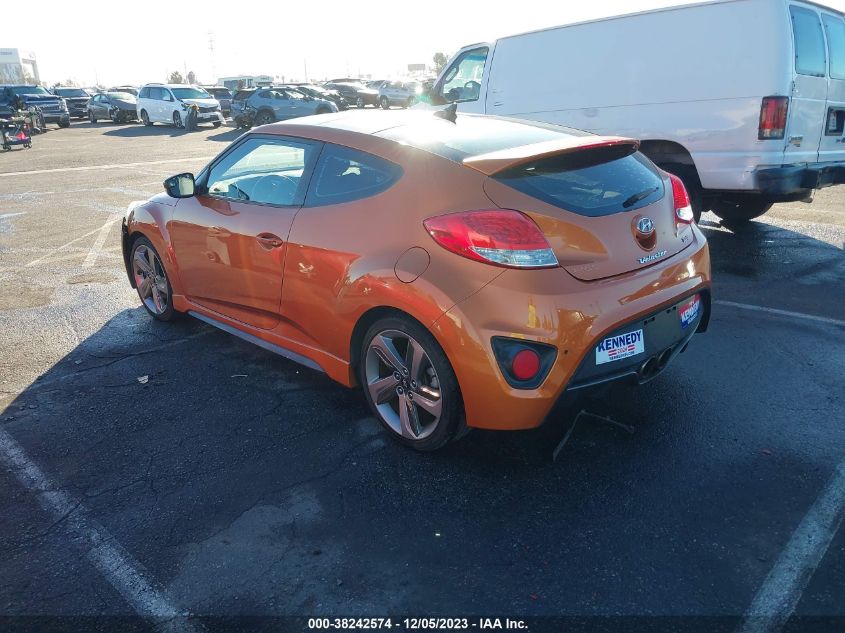 2015 HYUNDAI VELOSTER TURBO - KMHTC6AE7FU238247