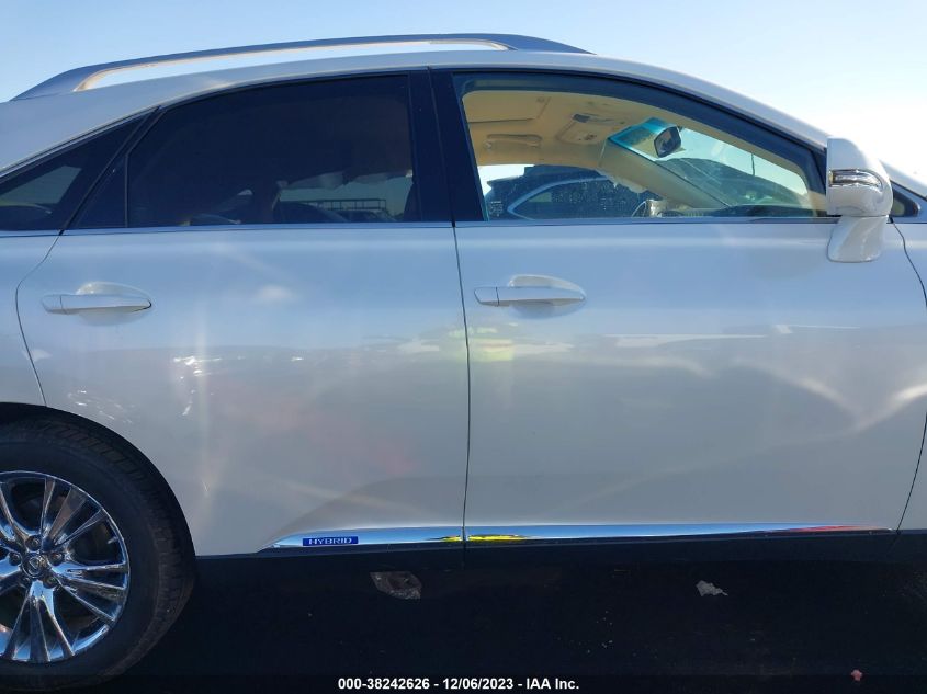 2013 LEXUS RX 450H - JTJBC1BA8D2060384