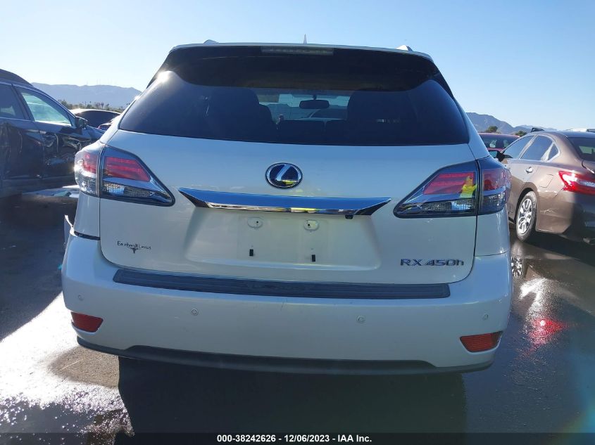 2013 LEXUS RX 450H - JTJBC1BA8D2060384