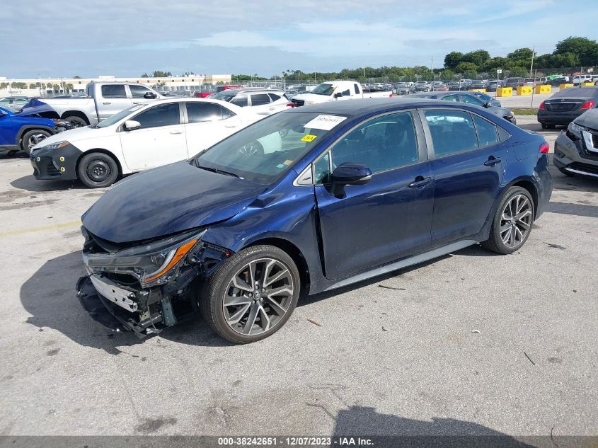 2022 TOYOTA COROLLA SE/NIGHT SHADE - 5YFS4MCE4NP117444