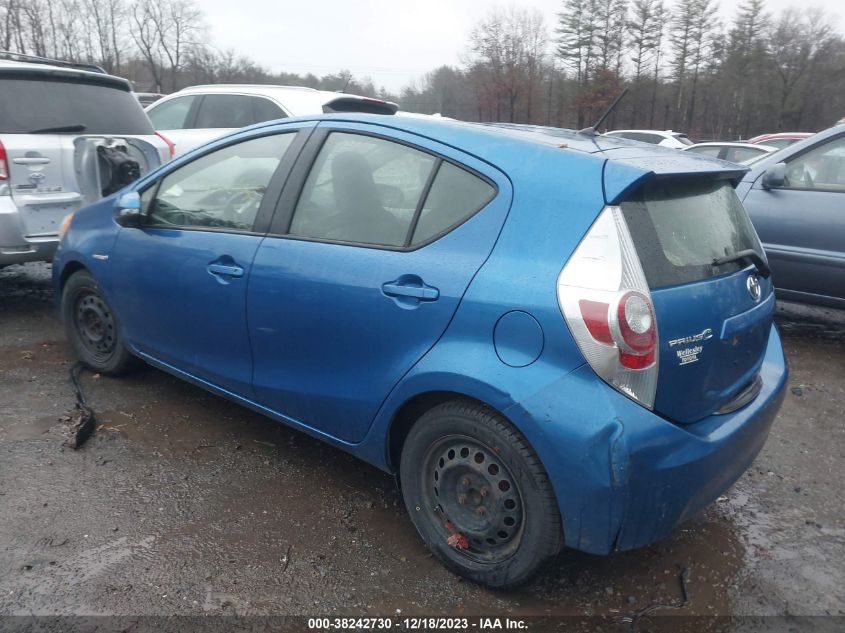 2013 TOYOTA PRIUS C ONE - JTDKDTB36D1548137