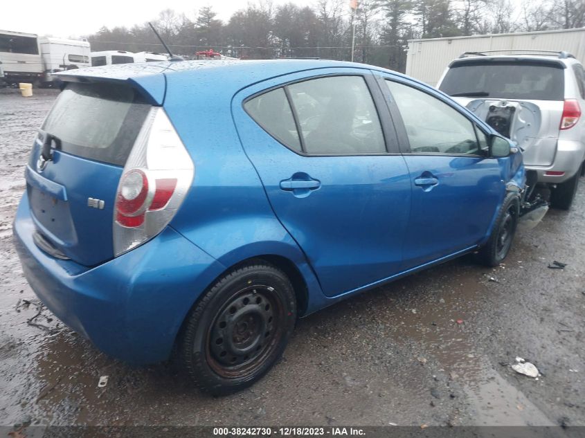 2013 TOYOTA PRIUS C ONE - JTDKDTB36D1548137