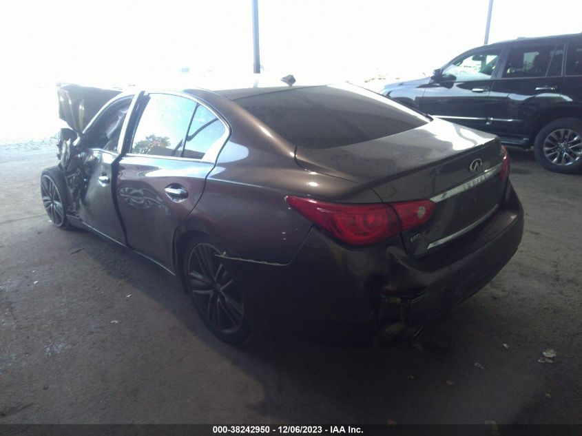 2014 INFINITI Q50 HYBRID SPORT JN1AV7AR3EM700805