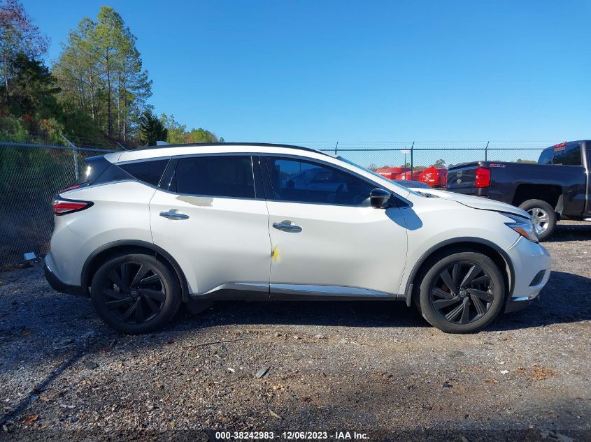 2017 NISSAN MURANO PLATINUM - 5N1AZ2MG4HN135960