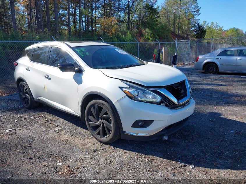 2017 NISSAN MURANO PLATINUM - 5N1AZ2MG4HN135960