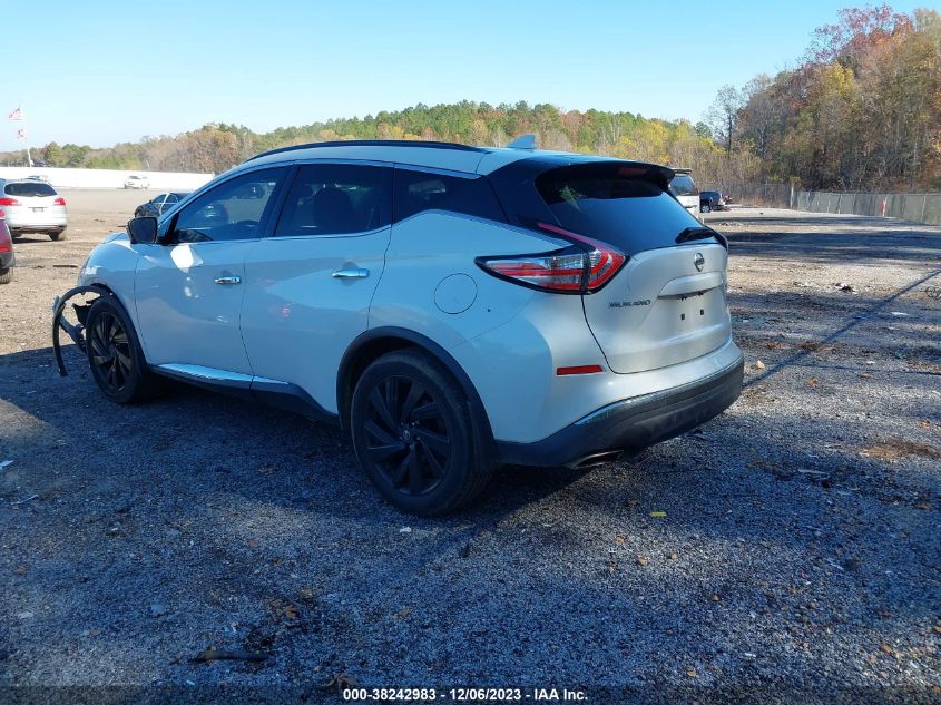 2017 NISSAN MURANO PLATINUM - 5N1AZ2MG4HN135960