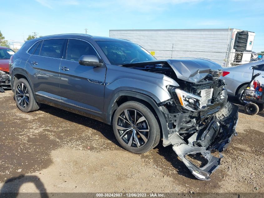 Lot #2525412719 2024 VOLKSWAGEN ATLAS CROSS SPORT 2.0T SEL PREMIUM R-LINE salvage car