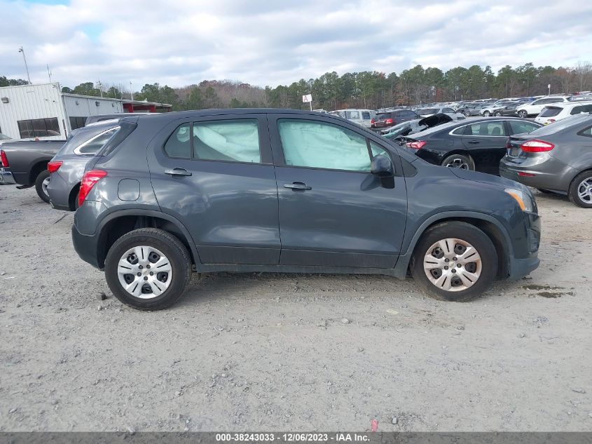 2016 CHEVROLET TRAX LS - 3GNCJKSB6GL260251