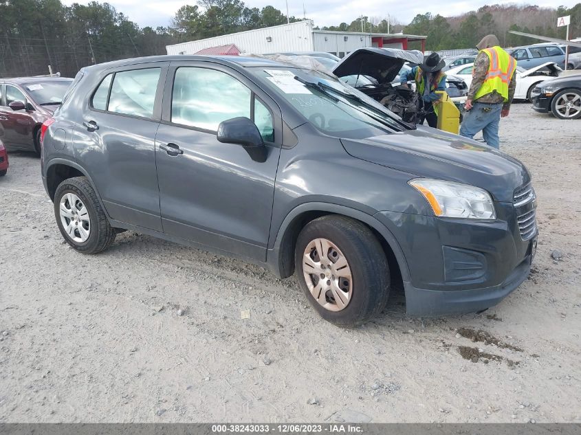 2016 CHEVROLET TRAX LS - 3GNCJKSB6GL260251