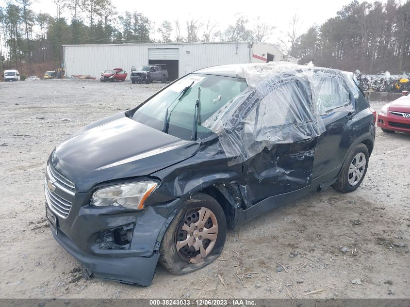 2016 CHEVROLET TRAX LS - 3GNCJKSB6GL260251