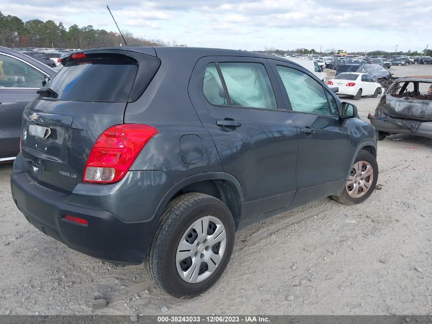 2016 CHEVROLET TRAX LS - 3GNCJKSB6GL260251
