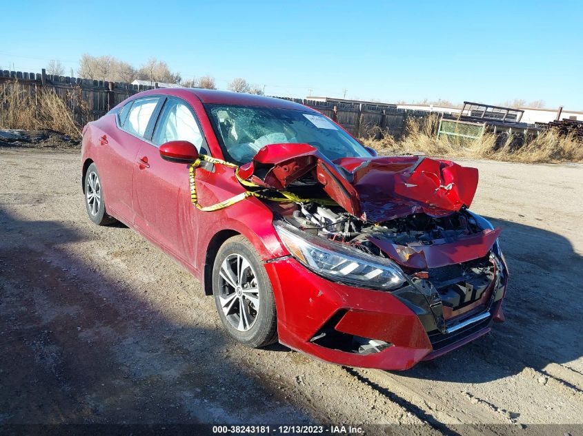 2022 NISSAN SENTRA SV XTRONIC CVT - 3N1AB8CV7NY239551