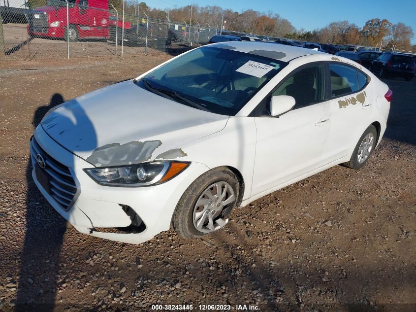 2017 HYUNDAI ELANTRA SE - 5NPD74LF1HH125950