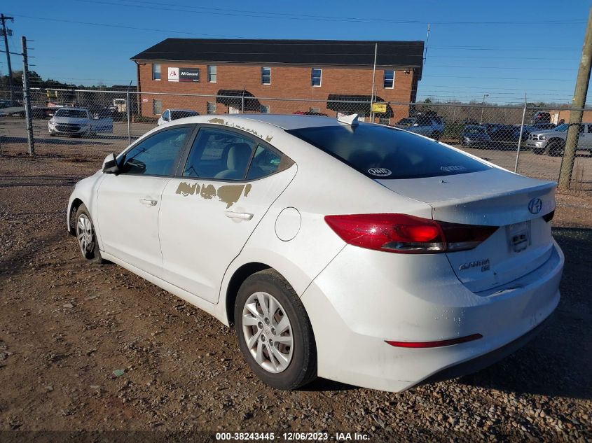 2017 HYUNDAI ELANTRA SE - 5NPD74LF1HH125950