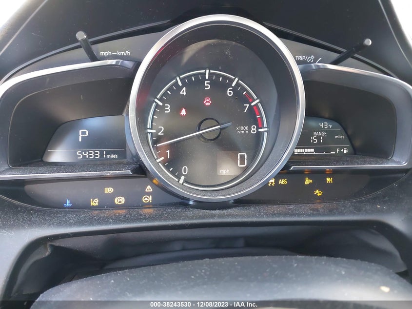 VIN JM1DKDC73K1408887 2019 MAZDA CX-3 TOURING