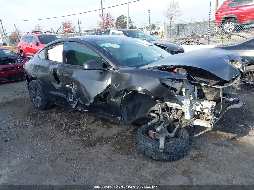 5YJ3E1EA3MF009496 TESLA MODEL 3 STANDARD RANGE PLUS 2021