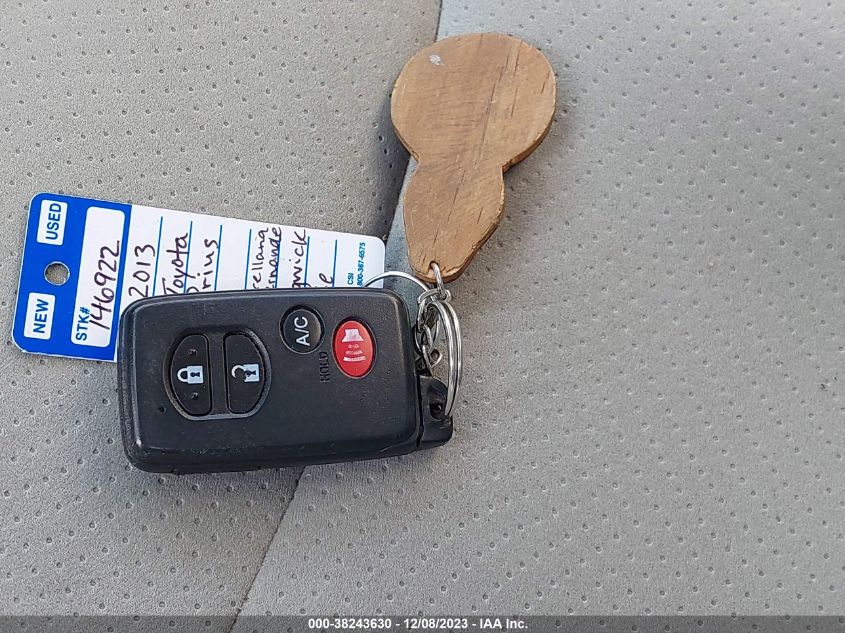 2013 TOYOTA PRIUS - JTDKN3DUXD5673623