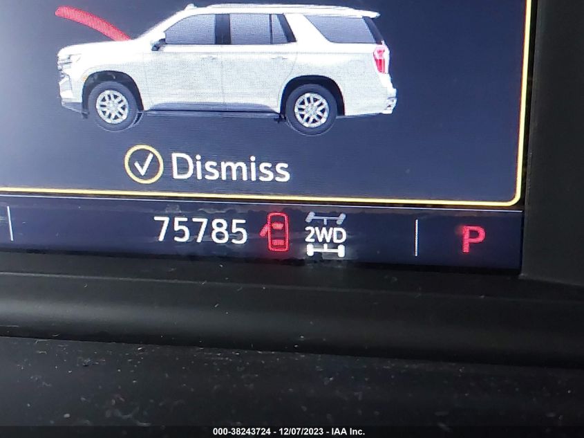 2021 CHEVROLET TAHOE K1500 LT - 1GNSKNKD0MR248130