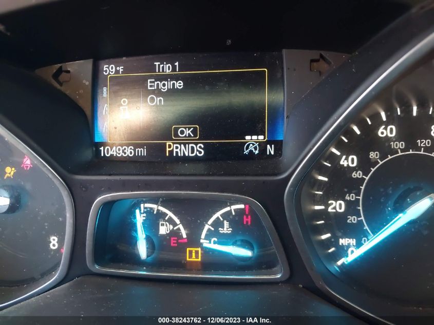 2017 FORD ESCAPE TITANIUM - 1FMCU0J96HUC56478
