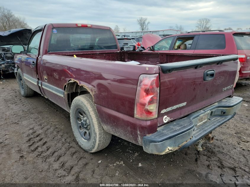 1GCEC14V03E283886 | 2003 CHEVROLET SILVERADO 1500