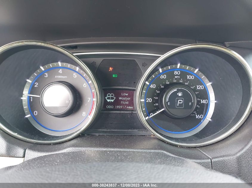 2013 HYUNDAI SONATA GLS - 5NPEB4AC0DH516514
