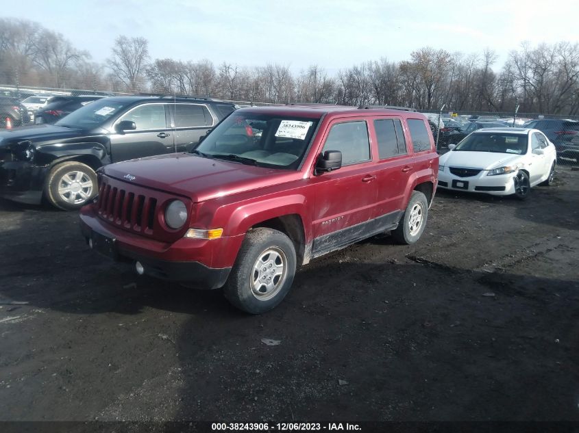 2014 JEEP PATRIOT SPORT - 1C4NJRBB3ED809174