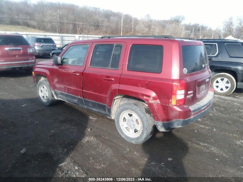2014 JEEP PATRIOT SPORT - 1C4NJRBB3ED809174
