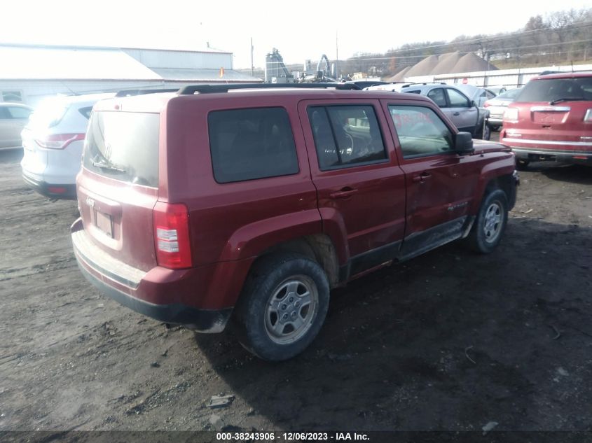 2014 JEEP PATRIOT SPORT - 1C4NJRBB3ED809174